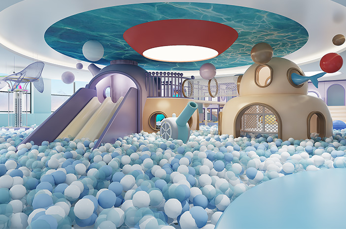 Wonderful Whale Children’s Park: An Themed Hotel Indoor Playground Project in Liaoning, الصين
