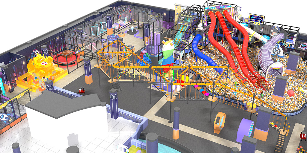 Custom Indoor Playground Manufacturing for a Mall