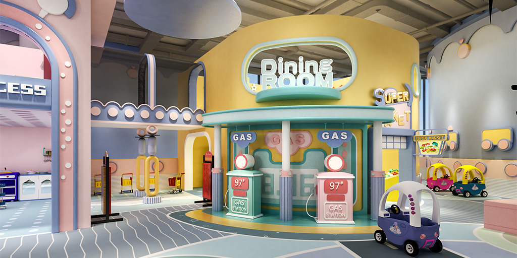 Derek Children's Indoor Playground Layout in Chengdu China