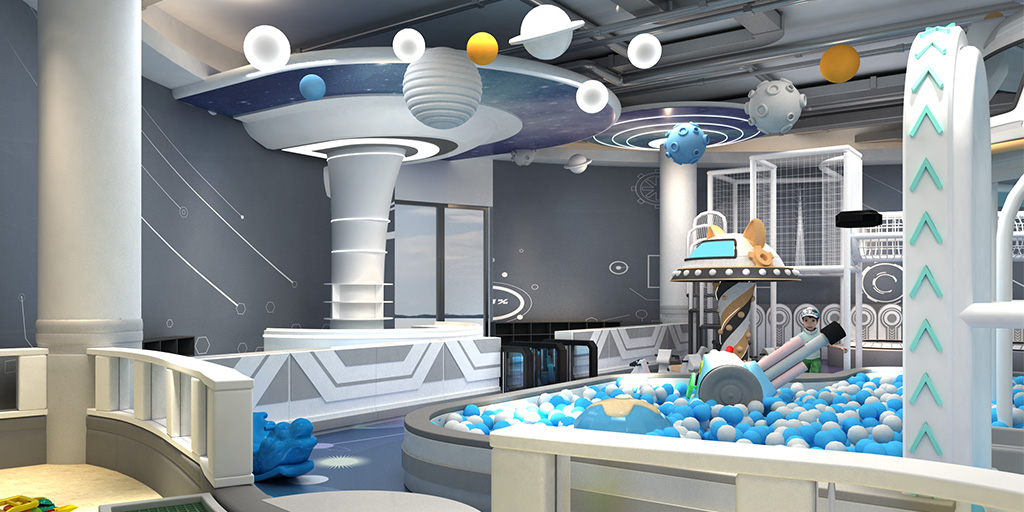Derek Children's Indoor Playground Layout in Chengdu China
