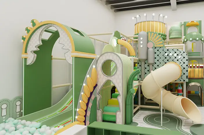 Customized Indoor Playground Equipment：Sprouts Corner Immersive Indoor Children’s Playground, Australia